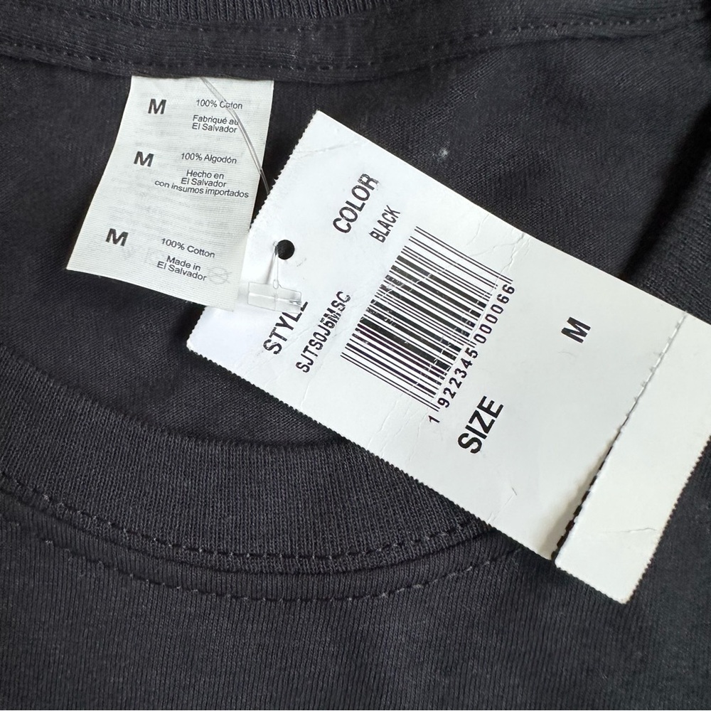 Bartman Bart Simpson Black Graphic T-Shirt‎ Unisex Adult Size Medium NWT - Picture 4 of 4